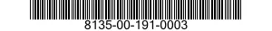 8135-00-191-0003  8135001910003 001910003