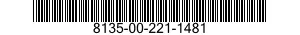 8135-00-221-1481 BARRIER MATERIAL,GREASEPROOFED-W 8135002211481 002211481