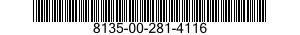 8135-00-281-4116  8135002814116 002814116