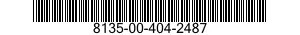 8135-00-404-2487  8135004042487 004042487