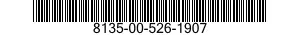 8135-00-526-1907 BARRIER MATERIAL,WATERPROOFED,FLEXIBLE 8135005261907 005261907