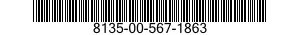 8135-00-567-1863 TAG,SHIPPING 8135005671863 005671863