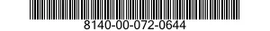 8140-00-072-0644  8140000720644 000720644