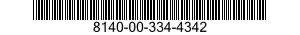 8140-00-334-4342 PAD,CUSHIONING 8140003344342 003344342