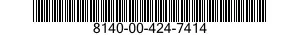 8140-00-424-7414 SHIPPING AND STORAGE CONTAINER,BOMB 8140004247414 004247414