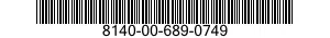 8140-00-689-0749  8140006890749 006890749