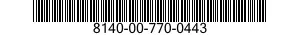 8140-00-770-0443  8140007700443 007700443