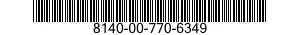 8140-00-770-6349 SHIPPING AND STORAGE CONTAINER,GUIDED MISSILE COMPONENTS 8140007706349 007706349