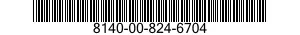 8140-00-824-6704 SUPPORT,SHIPPING AND STORAGE CONTAINER 8140008246704 008246704