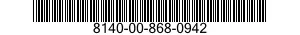 8140-00-868-0942  8140008680942 008680942