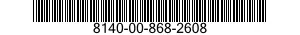 8140-00-868-2608 CLAMP HALF,LOWER FORWARD 8140008682608 008682608