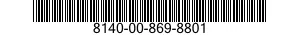8140-00-869-8801 SENSOR ASSEMBLY 8140008698801 008698801