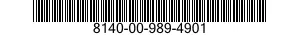 8140-00-989-4901 SHIPPING AND STORAGE CONTAINER,GUIDED MISSILE COMPONENTS 8140009894901 009894901