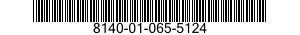 8140-01-065-5124 WIPER,RUBBER 8140010655124 010655124