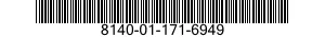 8140-01-171-6949 SHIPPING AND STORAGE CONTAINER,ROCKET COMPONENTS 8140011716949 011716949