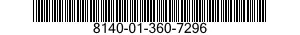 8140-01-360-7296 SHIPPING AND STORAGE CONTAINER,GUIDED MISSILE COMPONENTS 8140013607296 013607296