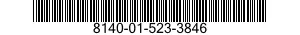 8140-01-523-3846 SHIPPING AND STORAGE CONTAINER,MUNITIONS 8140015233846 015233846