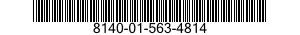 8140-01-563-4814 SHIPPING AND STORAGE CONTAINER,MUNITIONS 8140015634814 015634814
