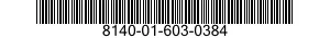 8140-01-603-0384 SHIPPING AND STORAGE CONTAINER,GUIDED MISSILE 8140016030384 016030384