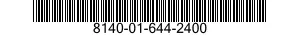 8140-01-644-2400 SHIPPING AND STORAGE CONTAINER,MUNITIONS 8140016442400 016442400