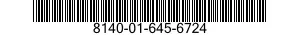 8140-01-645-6724 BOX,SHIPPING AND STORAGE 8140016456724 016456724