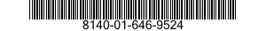 8140-01-646-9524 COVER,SHIPPING AND STORAGE CONTAINER 8140016469524 016469524