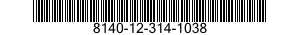 8140-12-314-1038 DUMMY CARGO UNIT,AMMUNITION TRANSPORT 8140123141038 123141038