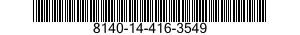 8140-14-416-3549 SHIPPING AND STORAGE CONTAINER,GUIDED MISSILE COMPONENTS 8140144163549 144163549