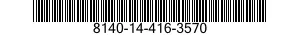 8140-14-416-3570 SHIPPING AND STORAGE CONTAINER,GUIDED MISSILE COMPONENTS 8140144163570 144163570