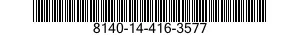 8140-14-416-3577 SHIPPING AND STORAGE CONTAINER,GUIDED MISSILE COMPONENTS 8140144163577 144163577