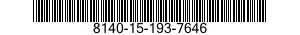 8140-15-193-7646 BOX,SHIPPING AND STORAGE 8140151937646 151937646