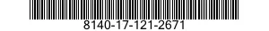 8140-17-121-2671 BOX,AMMUNITION 8140171212671 171212671