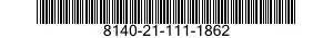 8140-21-111-1862  8140211111862 211111862