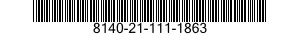 8140-21-111-1863  8140211111863 211111863