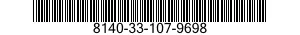 8140-33-107-9698 SHIPPING AND STORAGE CONTAINER,MUNITIONS 8140331079698 331079698