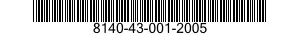 8140-43-001-2005 CHEST,AMMUNITION 8140430012005 430012005