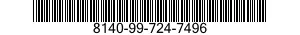 8140-99-724-7496 SHIPPING AND STORAGE CONTAINER,GUIDED MISSILE COMPONENTS 8140997247496 997247496