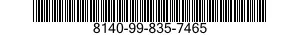 8140-99-835-7465 SHIPPING AND STORAGE CONTAINER,MUNITIONS 8140998357465 998357465
