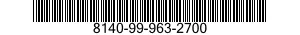 8140-99-963-2700 PACKING CORRUGATED 8140999632700 999632700