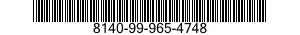 8140-99-965-4748 SHIPPING AND STORAGE CONTAINER,MUNITIONS 8140999654748 999654748