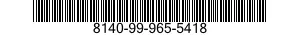 8140-99-965-5418  8140999655418 999655418
