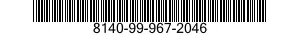 8140-99-967-2046 SHIPPING AND STORAGE CONTAINER,MUNITIONS 8140999672046 999672046