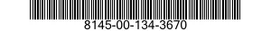 8145-00-134-3670 SHIPPING AND STORAGE 8145001343670 001343670