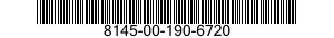 8145-00-190-6720  8145001906720 001906720