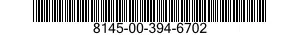8145-00-394-6702  8145003946702 003946702