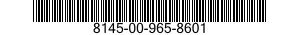 8145-00-965-8601 SHIPPING AND STORAGE CONTAINER,MISCELLANEOUS EQUIPMENT 8145009658601 009658601