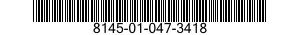 8145-01-047-3418  8145010473418 010473418