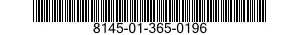 8145-01-365-0196 SHIPPING AND STORAGE CONTAINER,TEST KIT 8145013650196 013650196