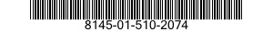 8145-01-510-2074 SHIPPING AND STORAGE CONTAINER,MISCELLANEOUS EQUIPMENT 8145015102074 015102074