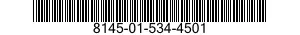 8145-01-534-4501 SHIPPING AND STORAGE CONTAINER,MISCELLANEOUS EQUIPMENT 8145015344501 015344501